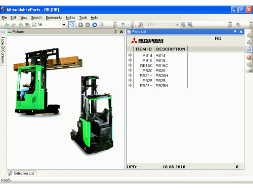 MITSUBISHI WAREHOUSE EQUIPMENT [01/2016]