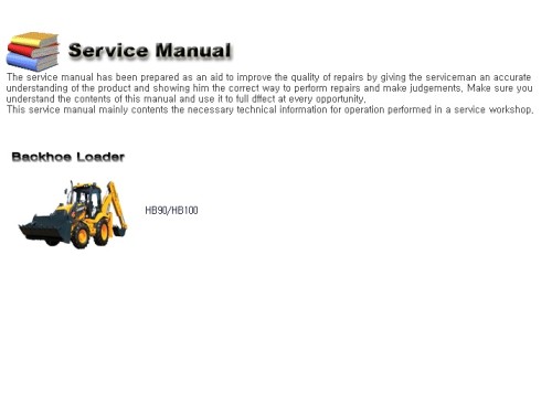 HYUNDAI INDUSTRIAL SERVICE MANUALS